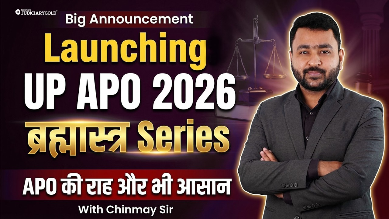 🚨 UP APO 2026 Aspirants… Wait Is Over! | Big Announcement Today 🔥 Bharmastra Series by Chinmay Sir 👇