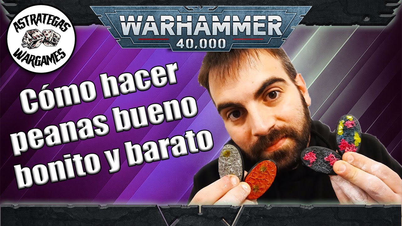 ⭐️TUTORIAL COMO HACER PEANAS RÁPIDO⭐️ Warhammer 40000 y AOS