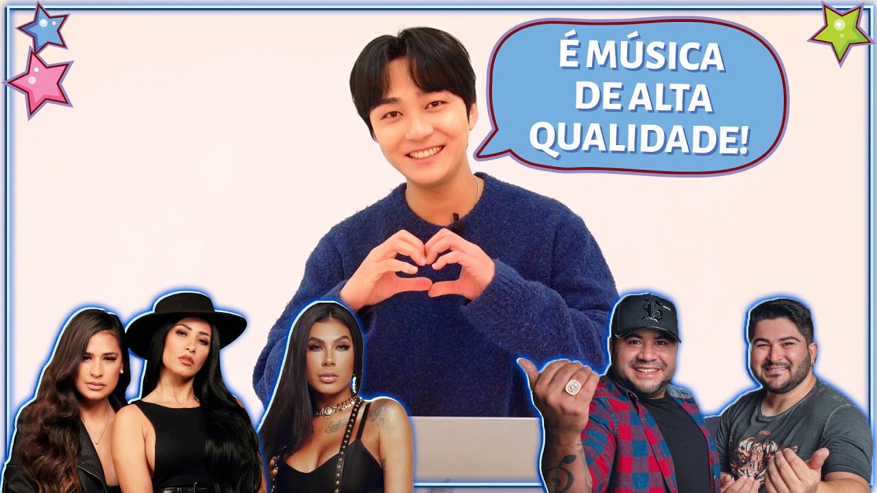 CANTOR COREANO REAGE A SIMONE & SIMARIA, POCAH, ROUPA NOVA E BARÕES DA PISADINHA (COM LYSON)
