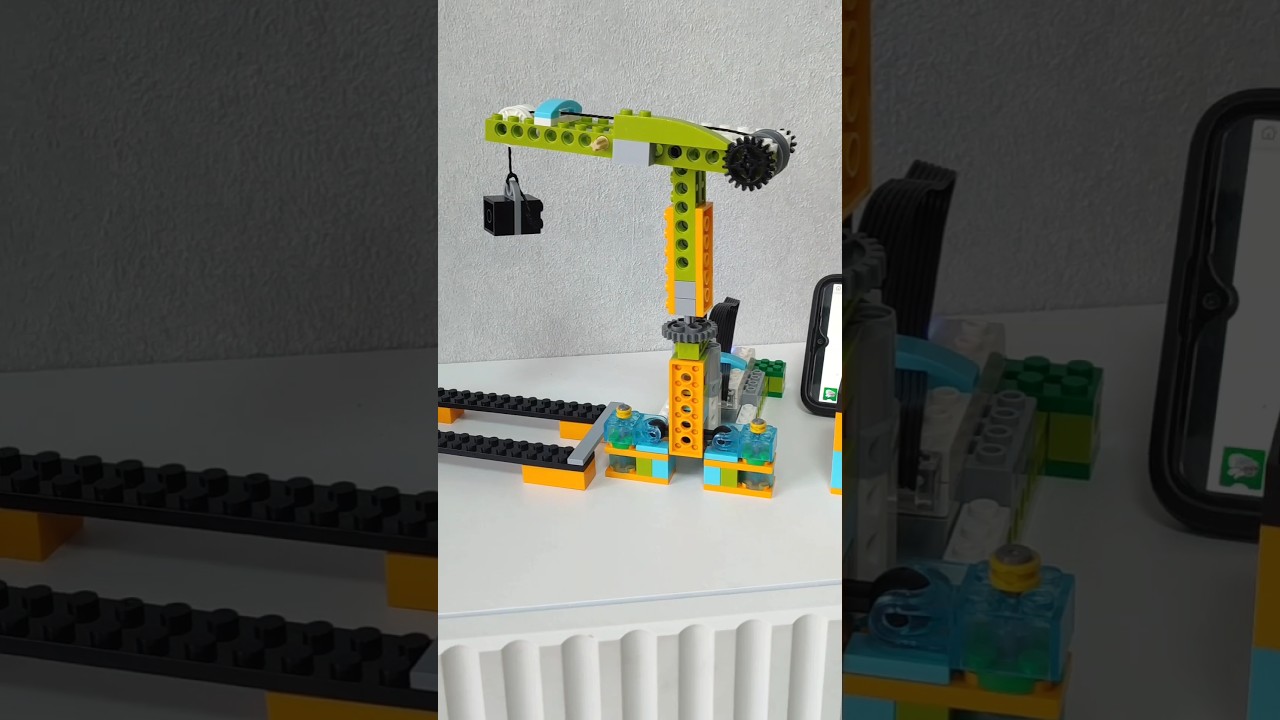 Кран из конструктора WeDo 2.0 #wedo #lego #лего #конструктор