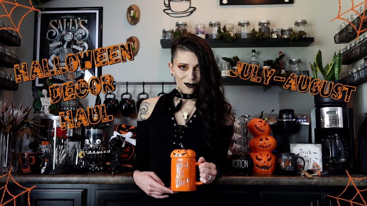 Halloween Decor Haul for July & August
