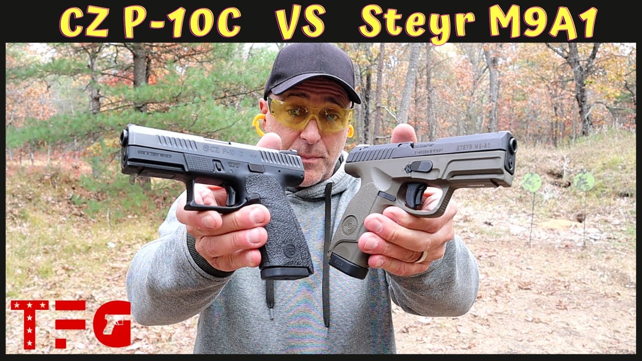 CZ P-10C VS Steyr M9A1 (Range Comparison) - TheFirearmGuy