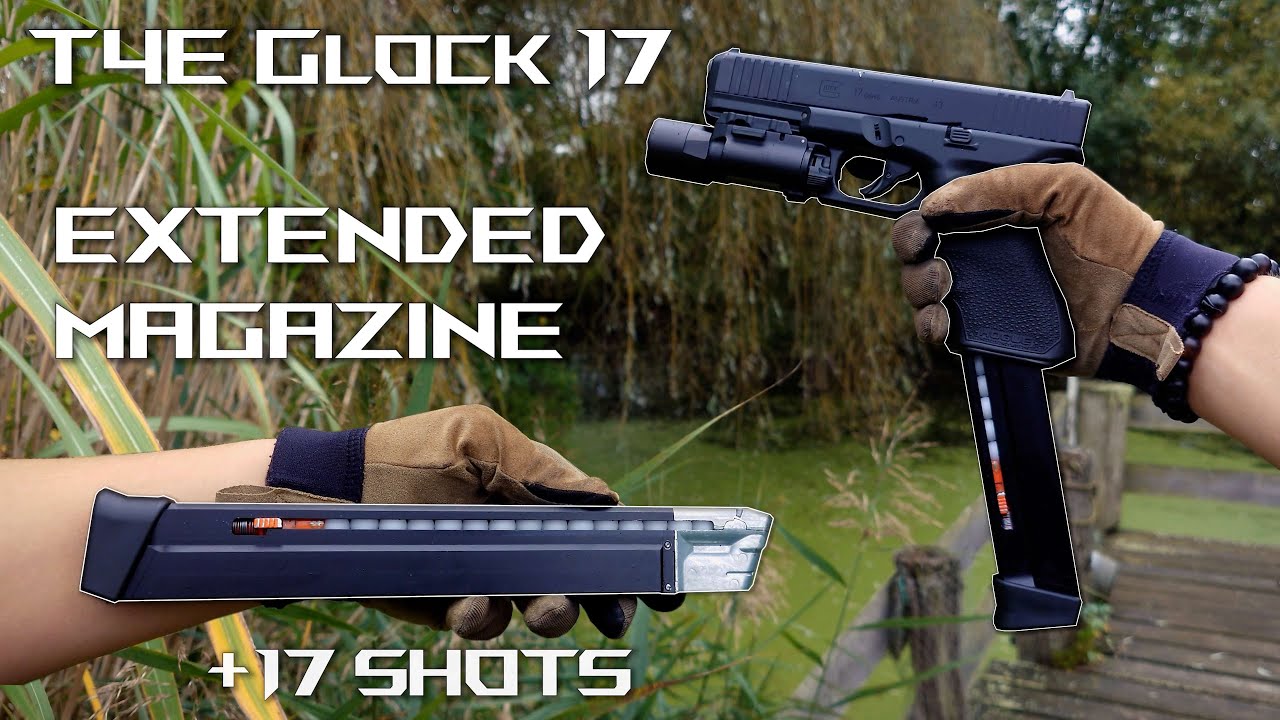 GMAG T4E Glock 17 с удлиненным магазином #пневматика