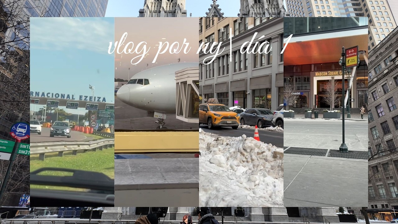 vlog por ny | día 1