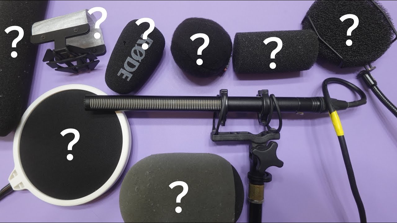 Windscreens vs. Pop filters: MKH 416 Plosive Test