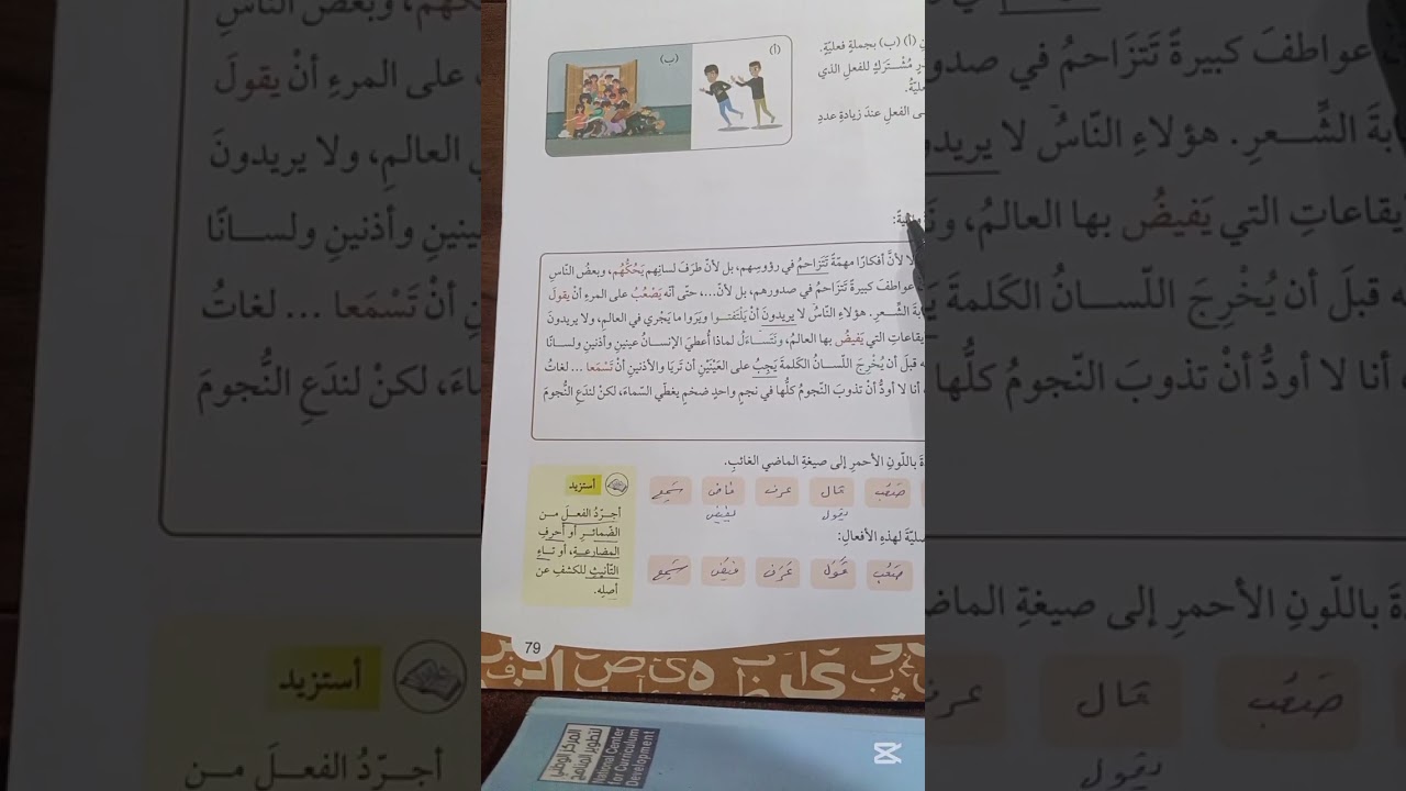 اللغة العربية الصف العاشر شرح درس معاني الأفعال المزيدة ( الجزء الاول)