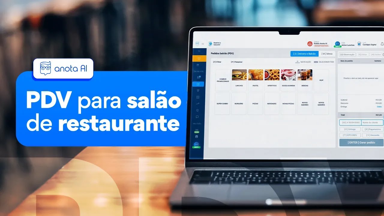 Sistema PDV para restaurante f&iacute;sico: como melhorar a efici&ecirc;ncia no atendimento