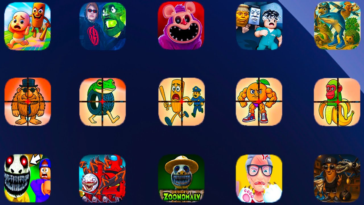 Italian Brainrot Sniper, Roblox, Minecraft, Lin Gang Melon, Poppy Playtime, Zoonomaly, Game Play,