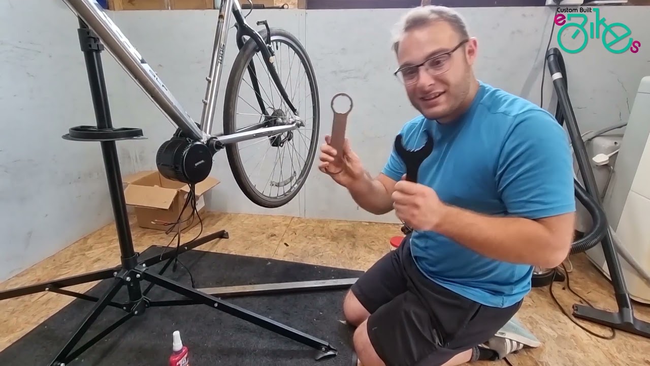 Bafang mid drive ebike conversion - fitting the motor