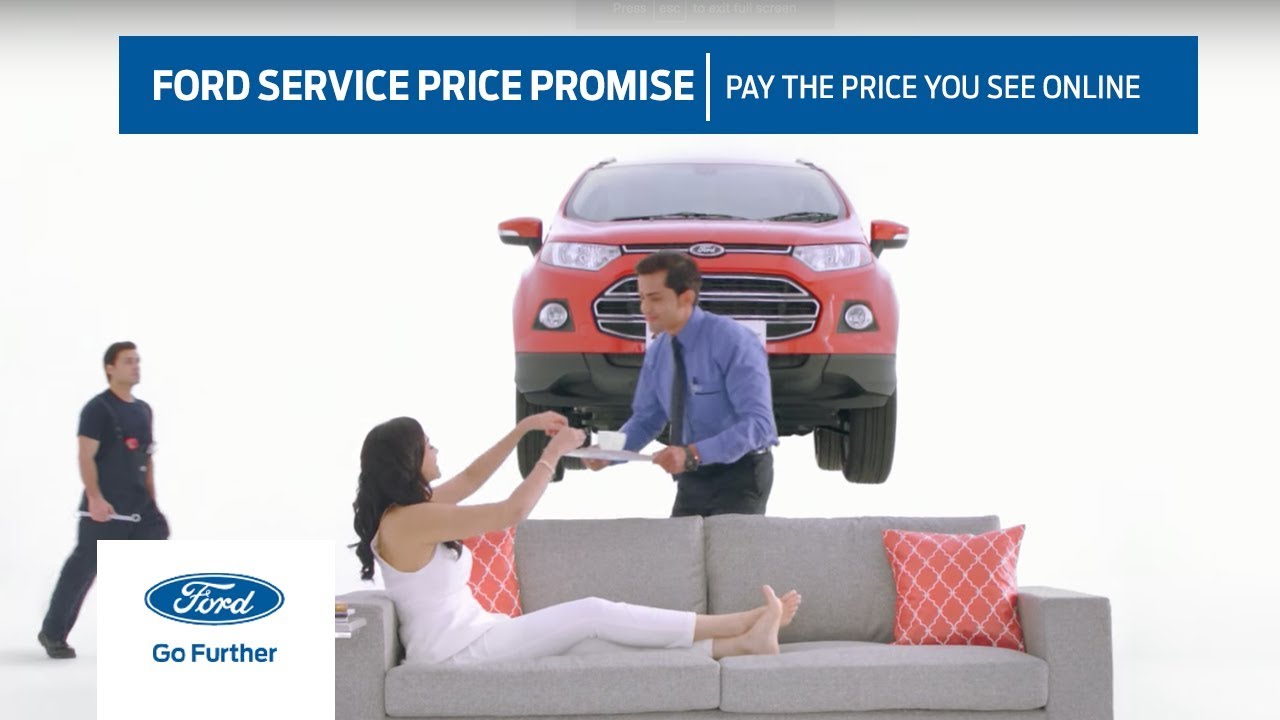 Ford Service Price Promise | Pay the price you see online | Ford India