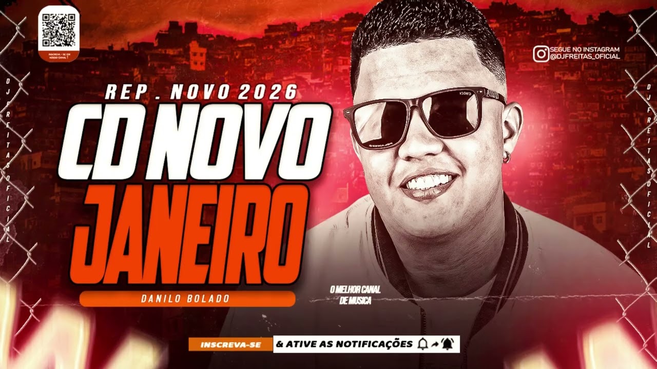 DANILO BOLADO  -  2026 ( REPERT&Oacute;RIO NOVO 2026 ) CD NOVO - M&Uacute;SICAS NOVAS PRA PARED&Atilde;O