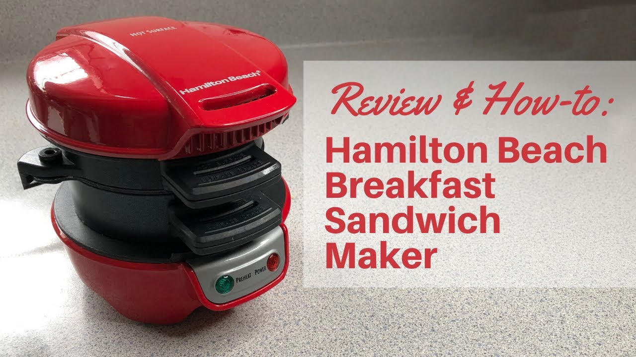 Review & How-to: Hamilton Beach Breakfast Sandwich Maker