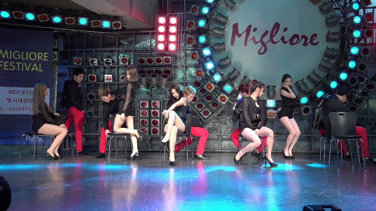 [15.02.27] 피에스타 1st Mini Album {BLACK LABEL} Preview 동대문 밀리오레 [Title 짠해] by병규삼촌(4K)