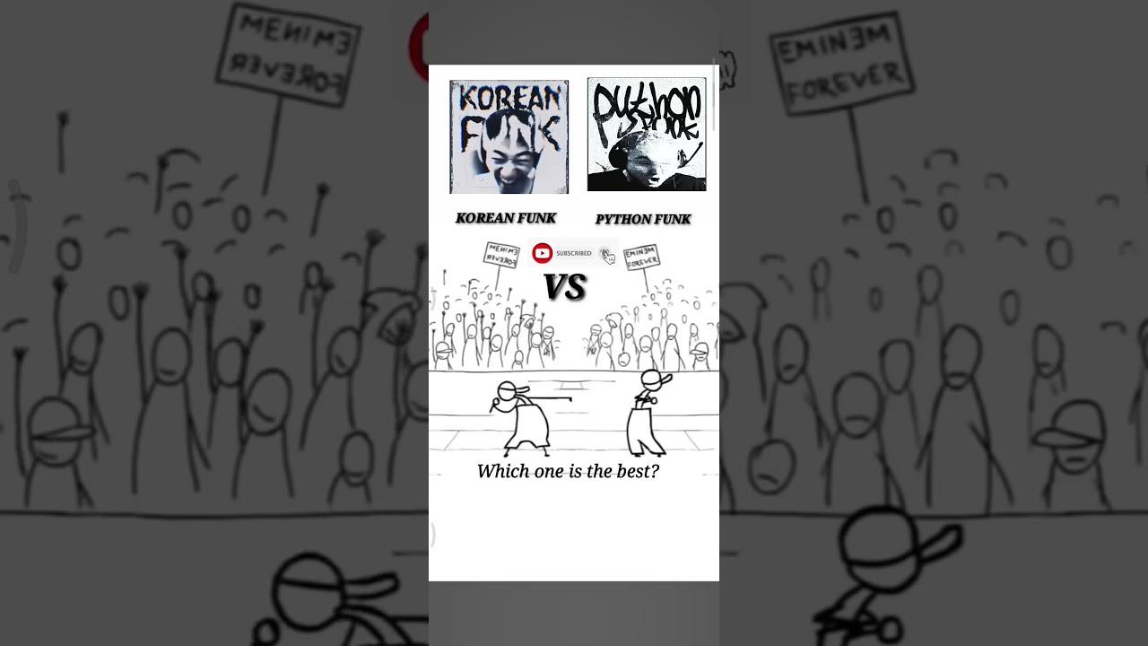 PYTHON FUNK 🆚 KOREAN FUNK
