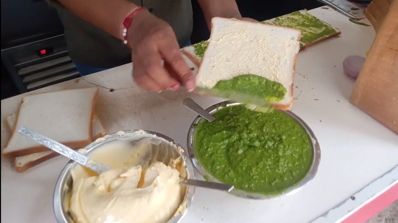 Cheese Sandwich Of Mumbai | Indian Street Food