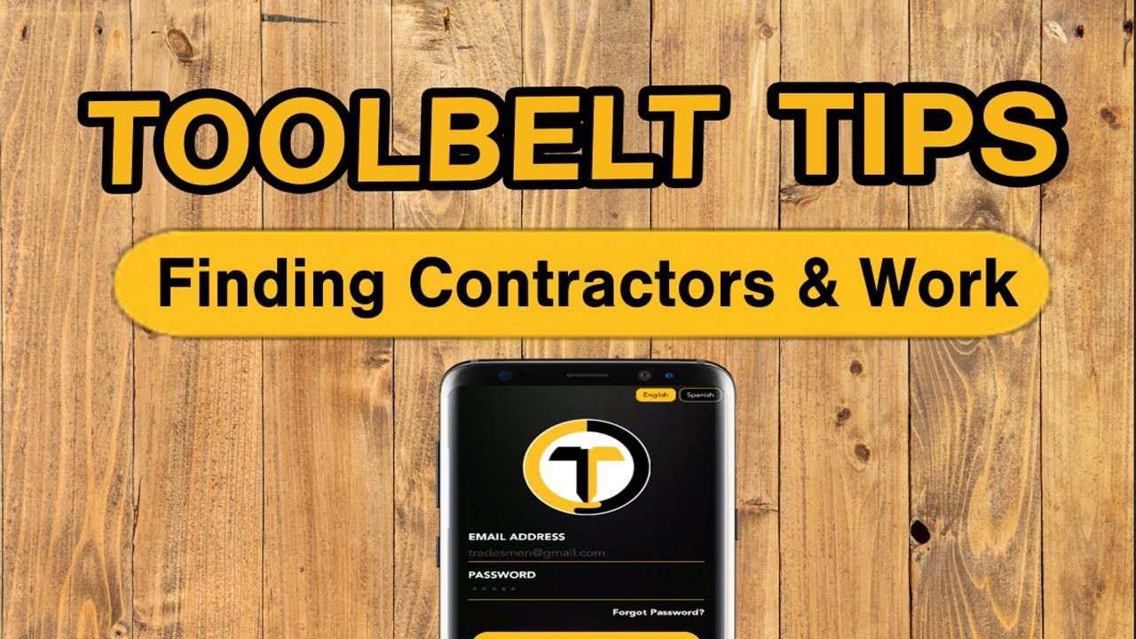 ToolBeltTips: Finding Contractors and Work!