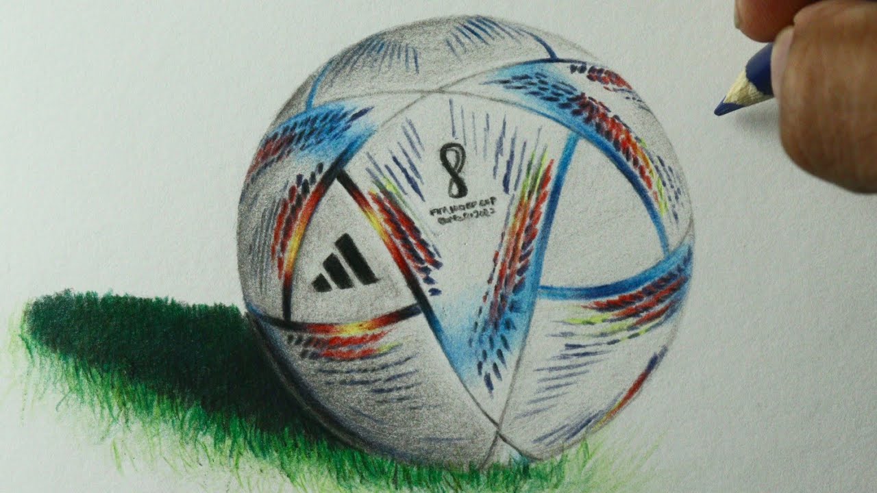 Como desenhar a Bola da Copa do Mundo FIFA  Catar 2022 - PASSO A PASSO narrado