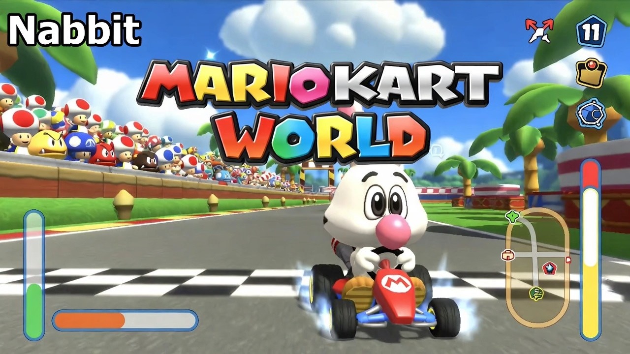 Full Nabbit 150cc Gameplay – Mario Kart World | Road to 100 Subs