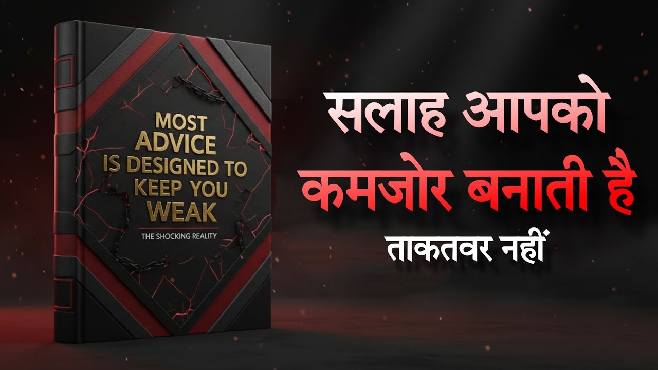 ज्यादातर सलाह आपको कमजोर रखने के लिए बनाई गई है 😨 | Shocking Reality Hindi Audiobook