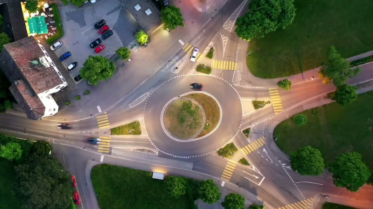4K Roads Drone Footage Royalty Free No Copyright Stock Video