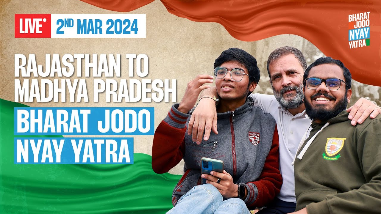 Bharat Jodo Nyay Yatra | Dholpur to Morena | Rajasthan to Madhya Pradesh