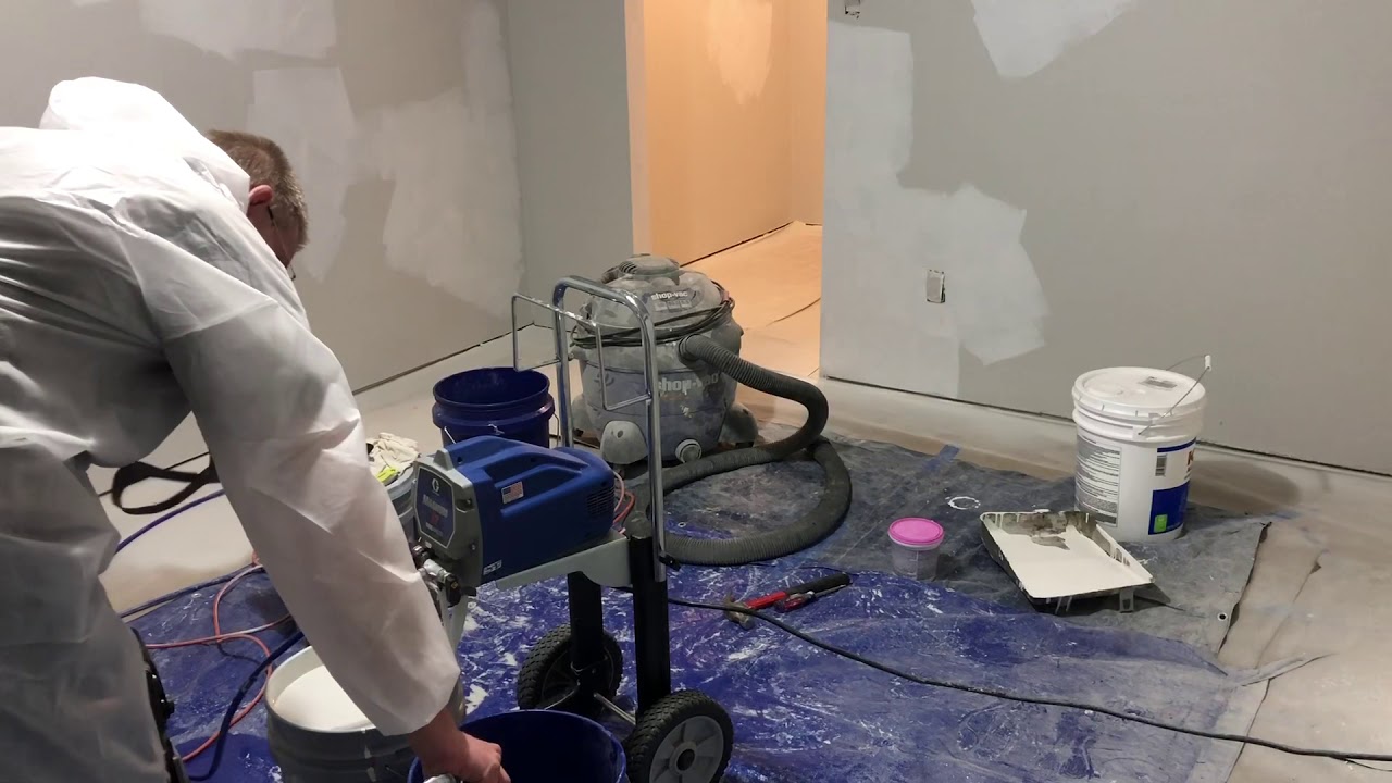 Graco magnum X7 setup paint and cleanup