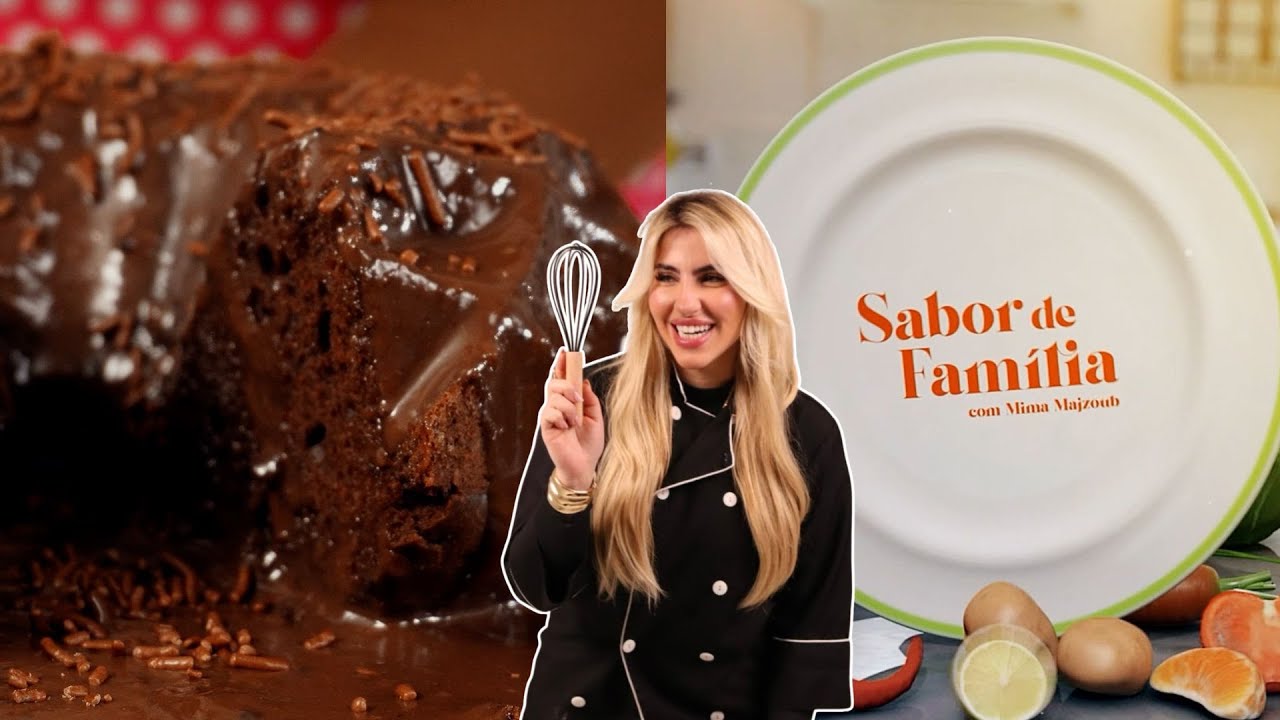 Como fazer Bolo de Chocolate Caseiro | Chef Milena Majzoub | Sabor de Família