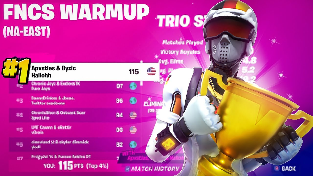 how we WON TRIO CONSOLE FNCS WARMUP FINALS