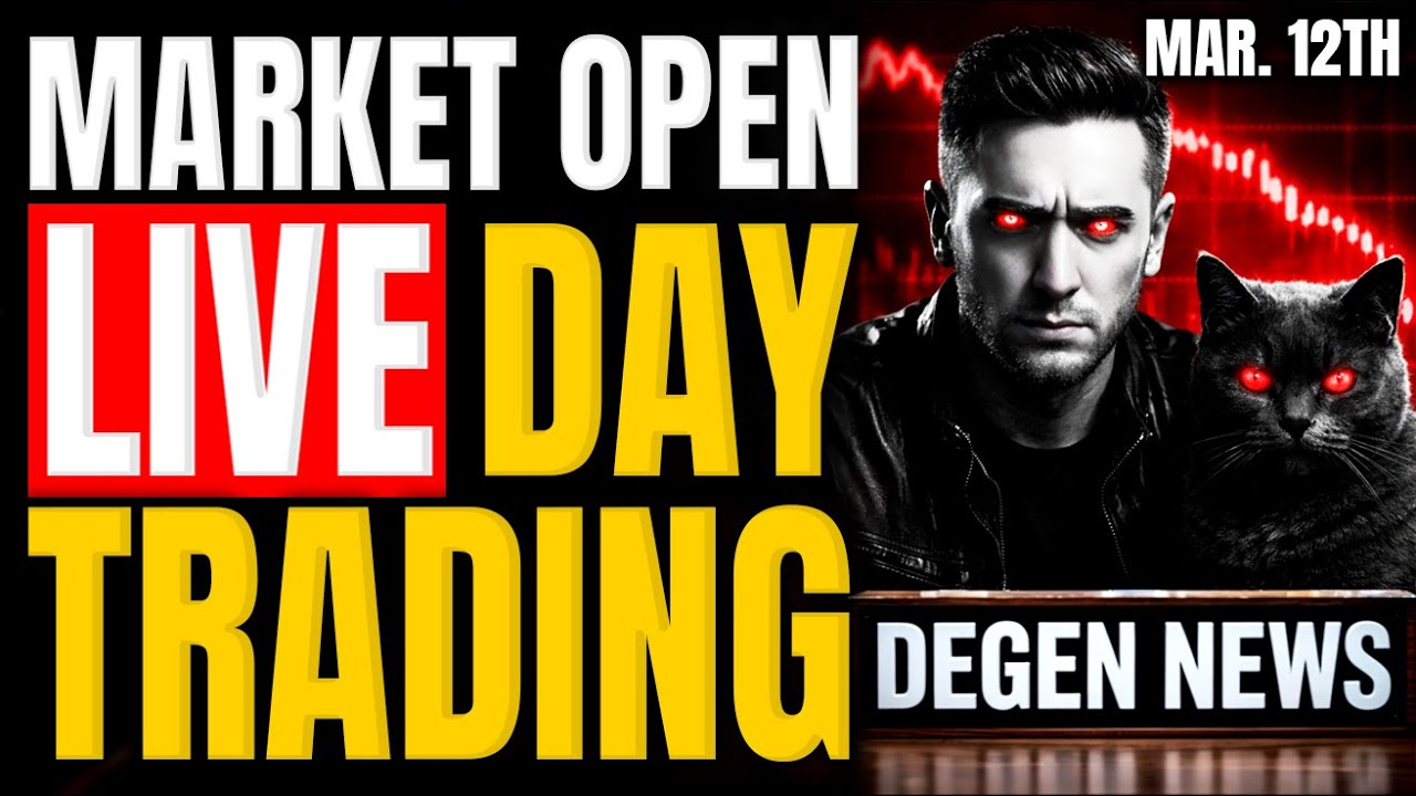 LIVE DAY TRADING FUTURES:  Market Crash, Breaking News & Real Time Analysis