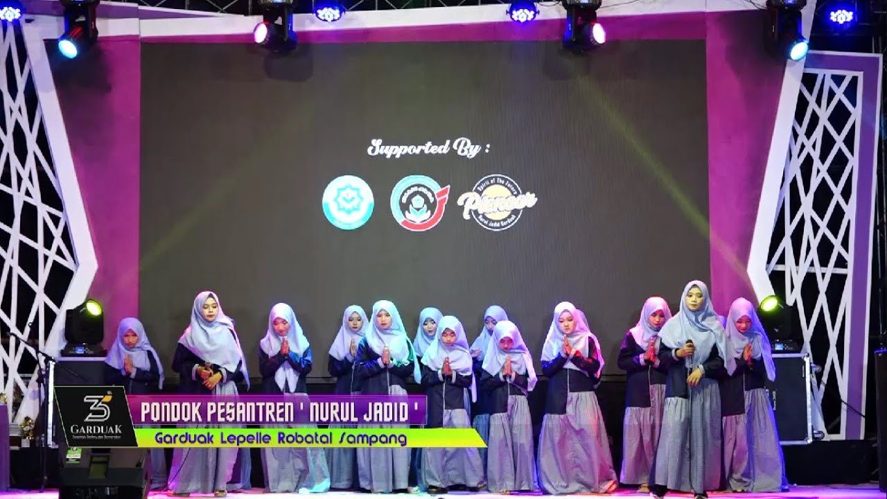 LAGU SELAMAT DATANG || MALAM PUNCAK HAFLATUL IMTIHAN KE 35 || PONPES NURUL JADID GARDUAK 2021