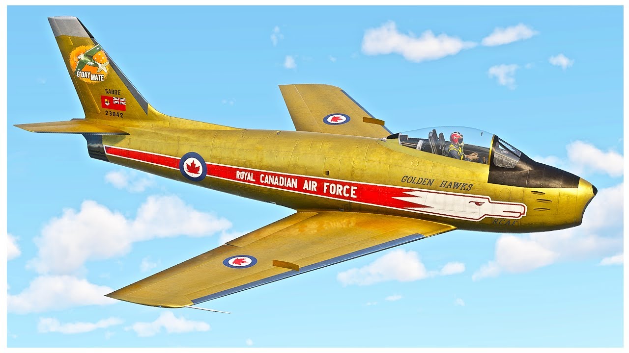 I flew the F-86 into a Dogfight