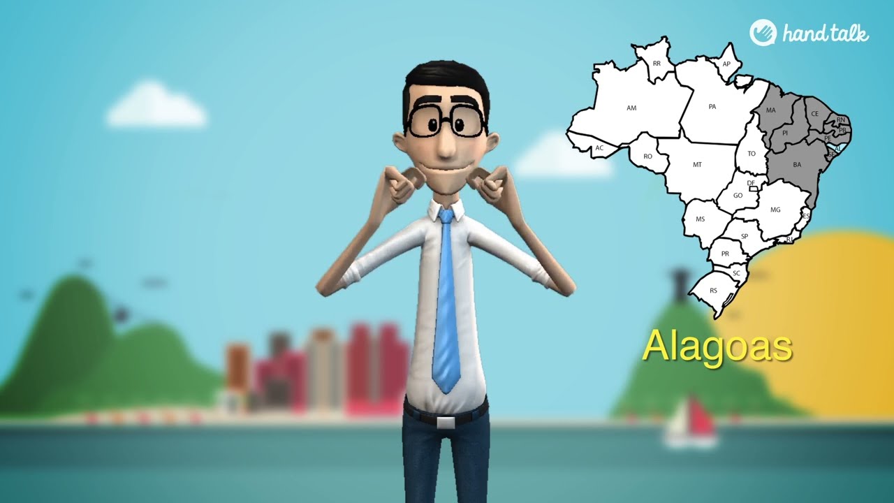 #HugoEnsina12 - Estados e Regiões do Brasil em Libras