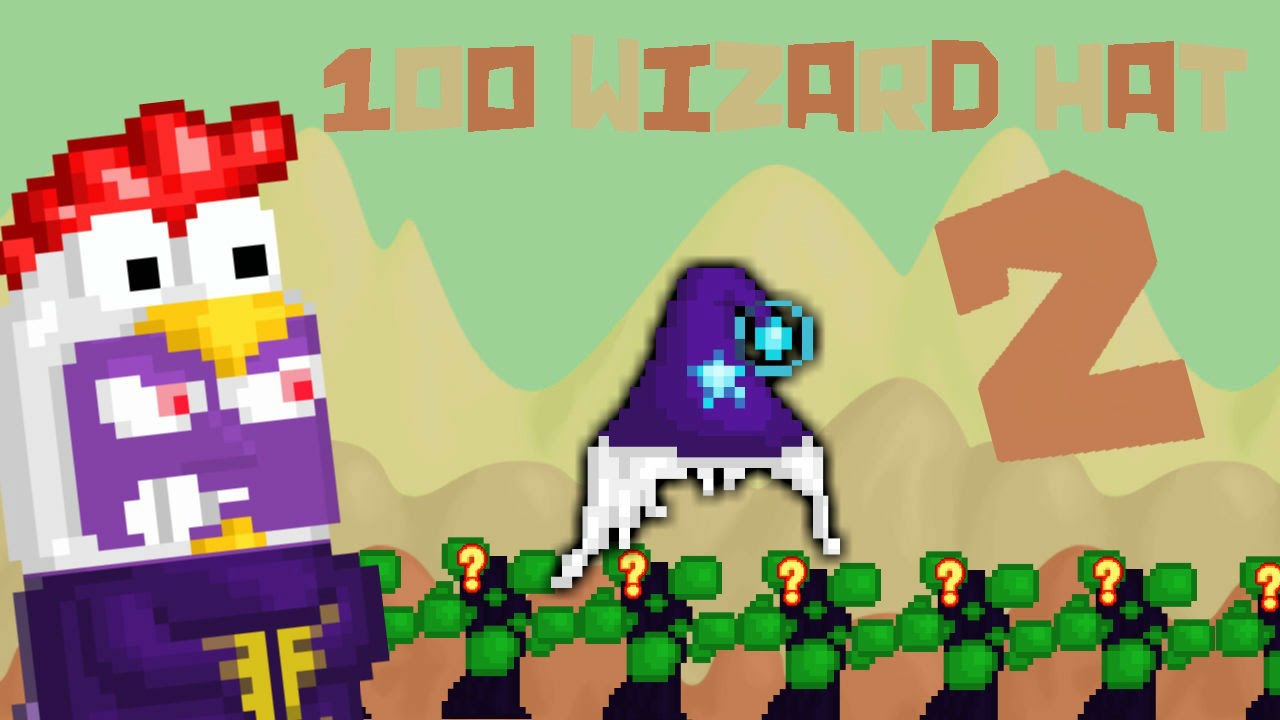 Growtopia - Harvesting 100 Wizard Hat Trees #2