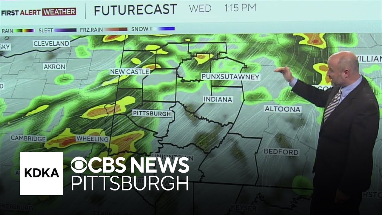 Storms could bring damaging winds and isolated tornadoes to Pittsburgh area on Wednesday