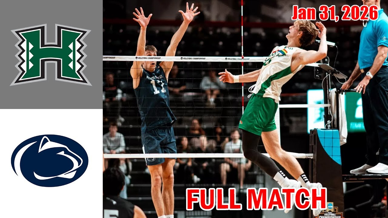 Hawaii vs Penn State [GAME2] FULL GAME | NCAA Men's Volleyball 2026 - Jan 31, 2026