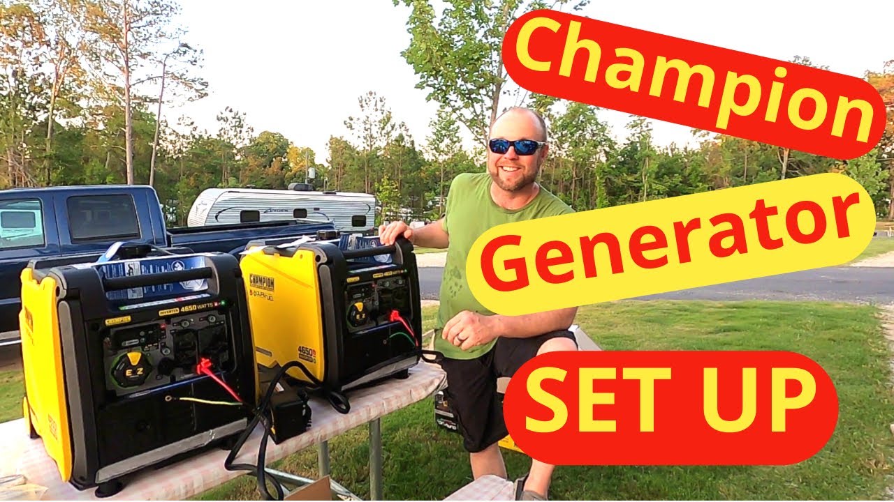 Champion Generator Set Up