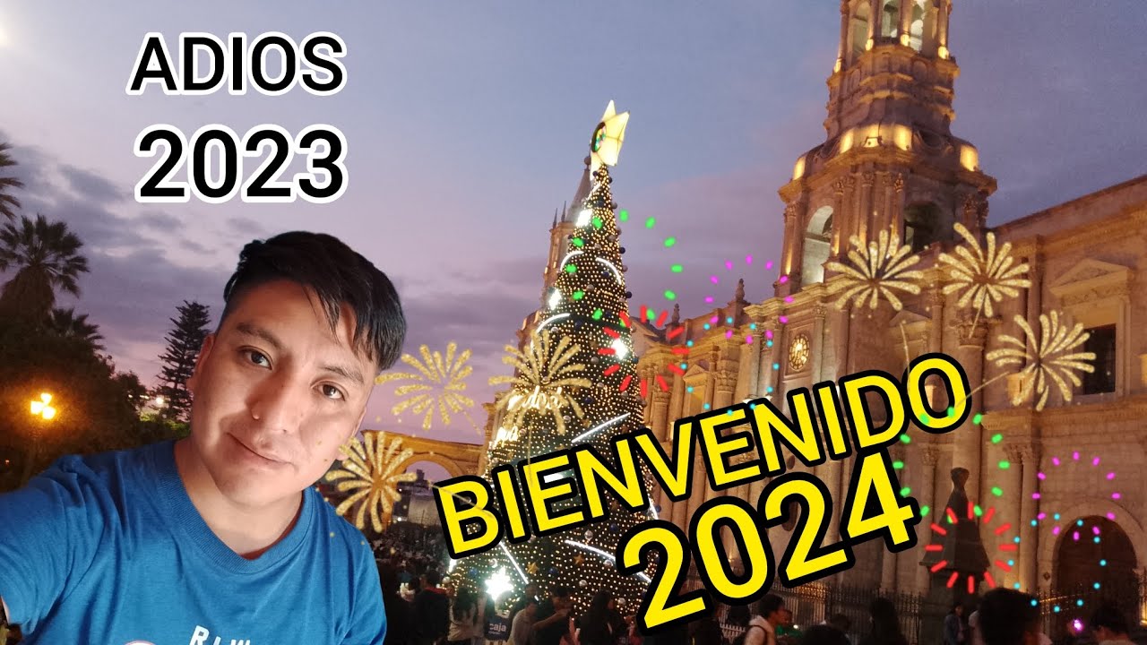 Horas antes del Año nuevo  2024 - Arequipa - Perú