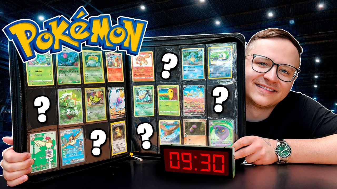 In 1 STUNDE KANTO POKÉDEX füllen oder ALLES verlieren 😱⏰ | Pokémon TCG Karten Challenge