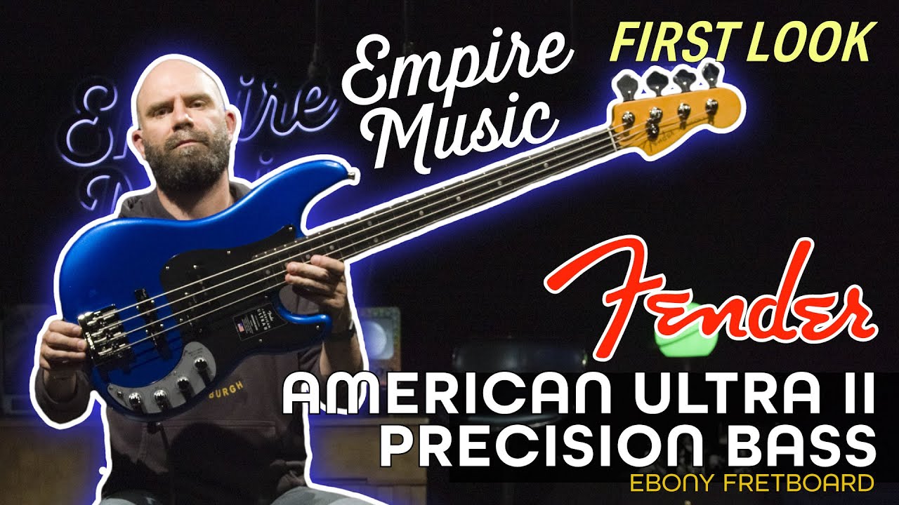 ПЕРВЫЙ ВЗГЛЯД - Fender American Ultra II Precision Bass (накладка на гриф из черного дерева)