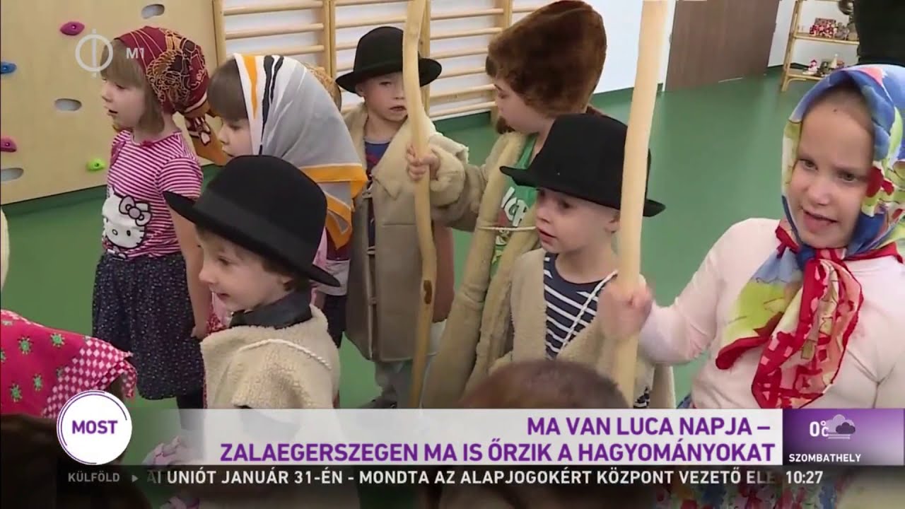 Ma van Luca napja – Zalaegerszegen ma is őrzik a hagyományokat – M1 Ma délelőtt 2019-12-13