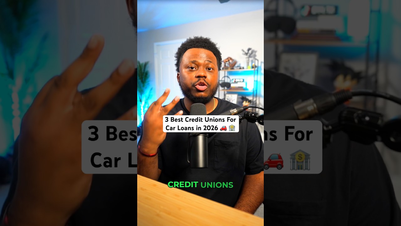 3 Best Credit Unions For Car Loans in 2026 🚗🏦 #carbuying #creditunion #carfinance #personalfinance