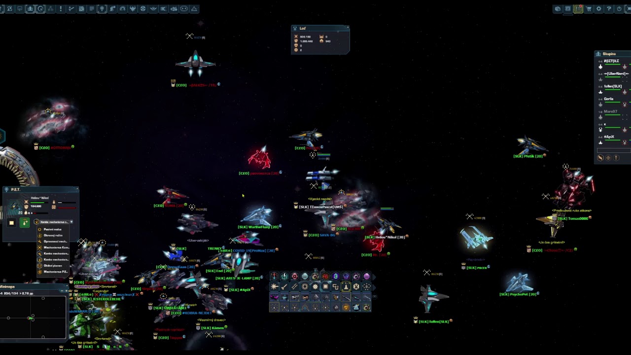 Darkorbit GE2 - SLK+ CEO vs BW+War+REKT
