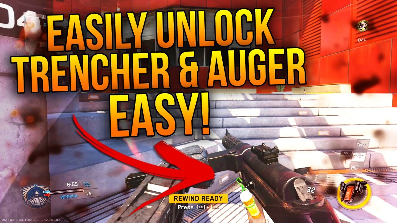 How To EASILY UNLOCK NEW TRENCHER & AUGER Weapons in INFINITE WARFARE! (FAST & EASY)