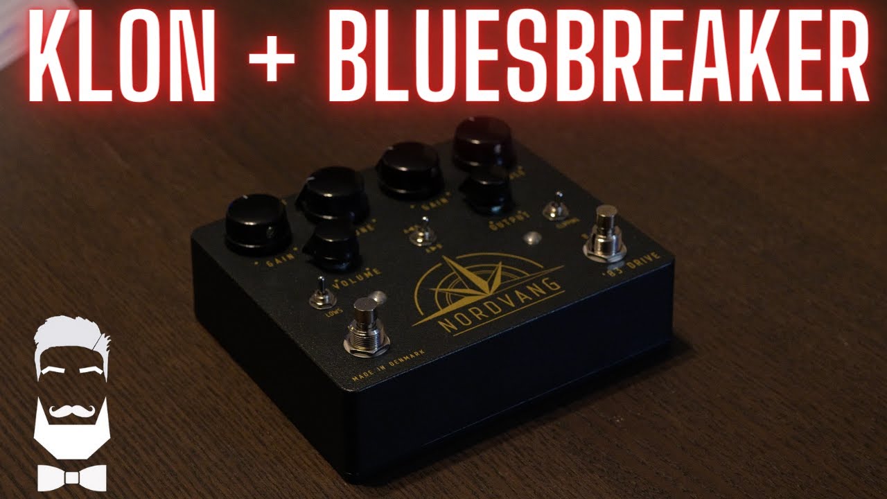 Педаль Nordvang '83 Dual Overdrive V2 Bluesbreaker и Klon в одном! Педаль Desert Island!