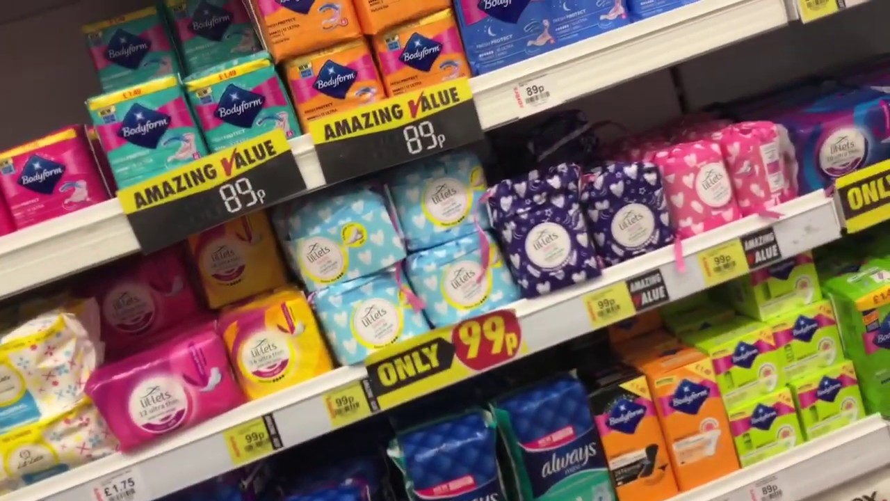 COME SHOP WITH ME IN SAVERS & ASDA FOR FEMININE HYGIENE TOILETRIES  (January sales 2020)