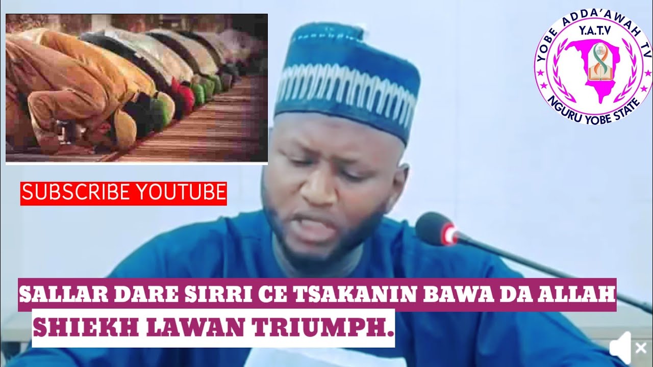 SALLAR DARE WANI SIRRI NE TSAKANIN BAWA DA MAHALICCINSA :SHIEKH LAWAN ABUBAKAR SHUAIBU /TRIUMPH.