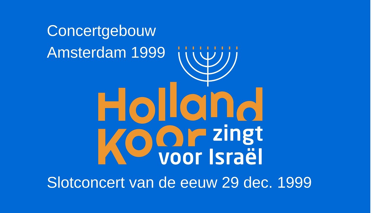 Concertgebouw Amsterdam 29 dec. 1999 | Slotconcert van de eeuw | Het Holland-Koor, Jan Quintus Zwart