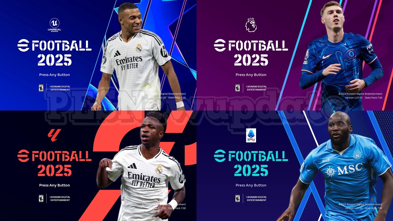 PES 2021 Menu eFootball 2025 COMPETITION PACK VOL 2 by PESNewupdate