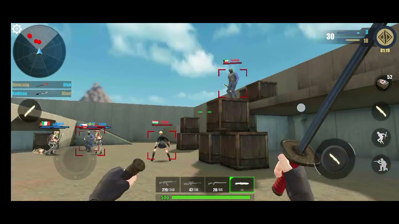 Bebaskan sandera+perkelahian perlengkapan penuh counter strike  gun commando offline mobile