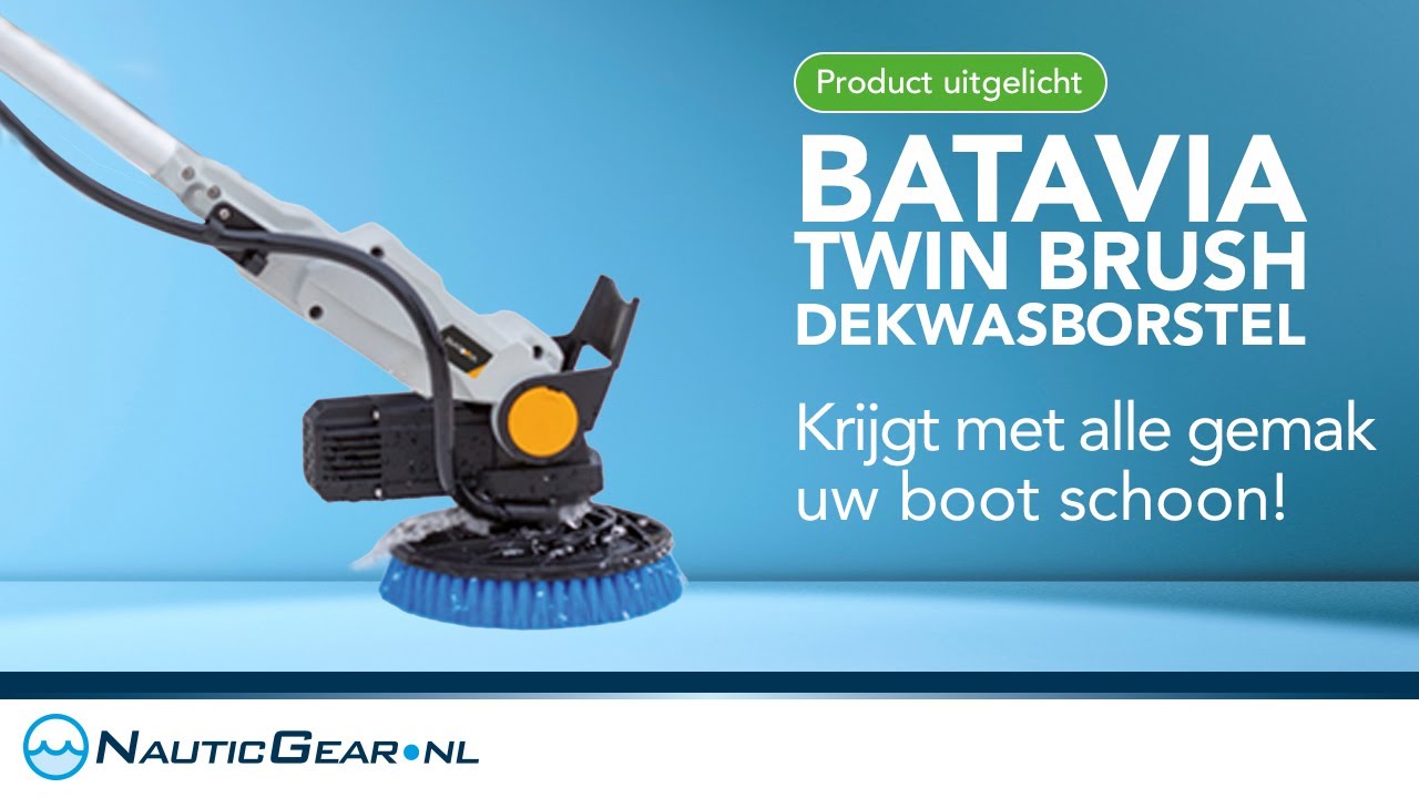 Batavia Twin Brush Elektrische Dekwasborstel!
